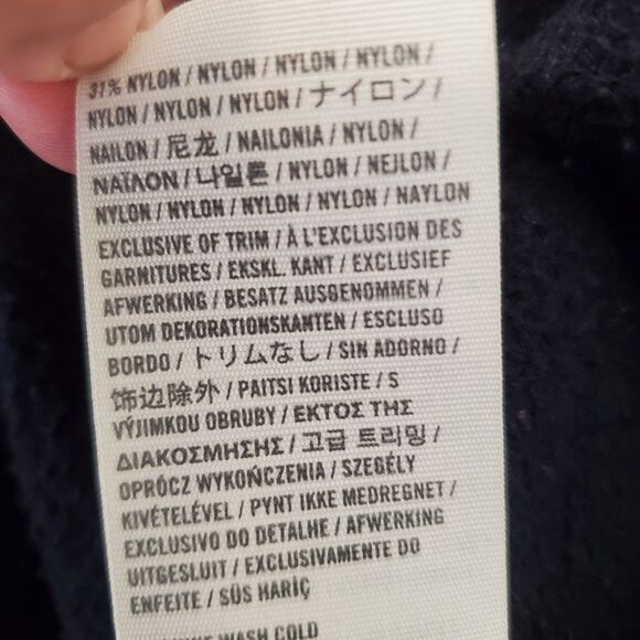 Jacket with Sweater Collar Hollister Logo Womans Adult Medium Button up Ladies - Picture 15 of 16